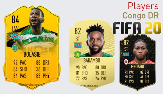 FIFA 20 Congo DR Best Players Ratings
