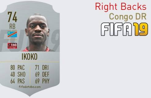 FIFA 19 Congo DR Best Right Backs (RB) Ratings