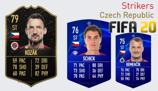Czech Republic Best Strikers fifa 2020