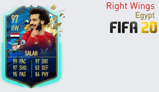 FIFA 20 Egypt Best Right Wings (RW) Ratings