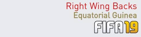FIFA 19 Equatorial Guinea Best Right Wing Backs (RWB) Ratings