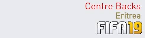 FIFA 19 Eritrea Best Centre Backs (CB) Ratings
