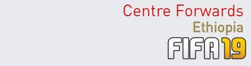 FIFA 19 Ethiopia Best Centre Forwards (CF) Ratings