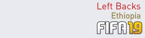 FIFA 19 Ethiopia Best Left Backs (LB) Ratings