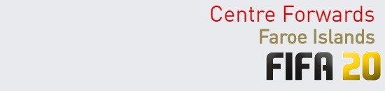 FIFA 20 Faroe Islands Best Centre Forwards (CF) Ratings