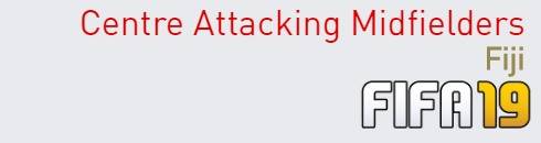 FIFA 19 Fiji Best Centre Attacking Midfielders (CAM) Ratings