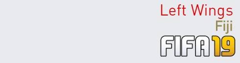 FIFA 19 Fiji Best Left Wings (LW) Ratings