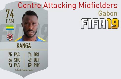 FIFA 19 Gabon Best Centre Attacking Midfielders (CAM) Ratings