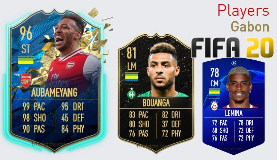 FIFA 20 Gabon Best Players Ratings