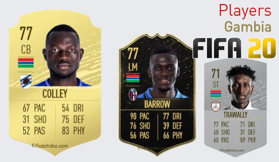 FIFA 20 Gambia Best Players Ratings