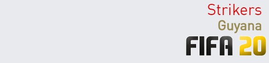 FIFA 20 Guyana Best Strikers (ST) Ratings