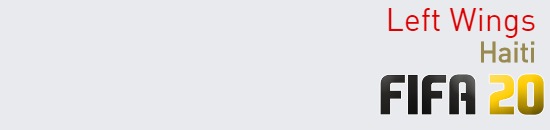 FIFA 20 Haiti Best Left Wings (LW) Ratings