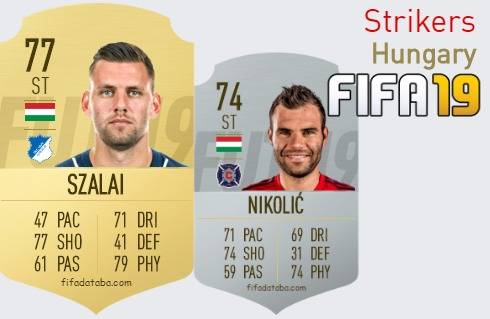 FIFA 19 Hungary Best Strikers (ST) Ratings