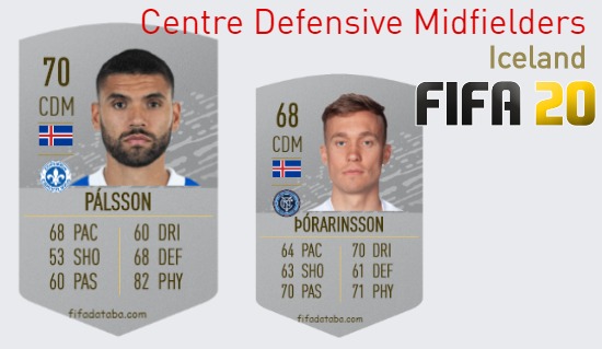 Iceland Best Centre Defensive Midfielders fifa 2020