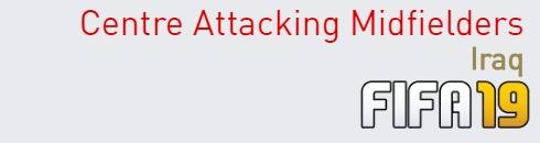 FIFA 19 Iraq Best Centre Attacking Midfielders (CAM) Ratings