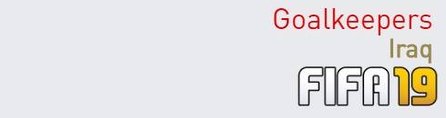 FIFA 19 Iraq Best Goalkeepers (GK) Ratings