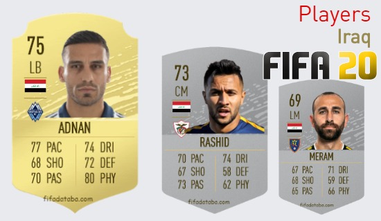 FIFA 20 Iraq Best Players Ratings
