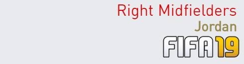 FIFA 19 Jordan Best Right Midfielders (RM) Ratings