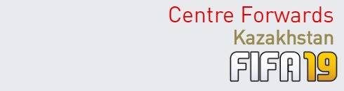 FIFA 19 Kazakhstan Best Centre Forwards (CF) Ratings