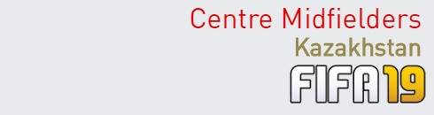 FIFA 19 Kazakhstan Best Centre Midfielders (CM) Ratings