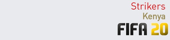 FIFA 20 Kenya Best Strikers (ST) Ratings