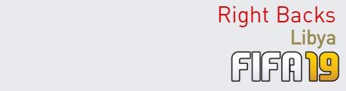 FIFA 19 Libya Best Right Backs (RB) Ratings