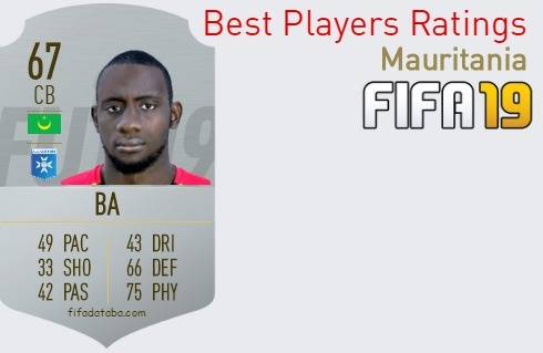 FIFA 19 Mauritania Best Players Ratings