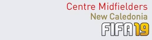 FIFA 19 New Caledonia Best Centre Midfielders (CM) Ratings