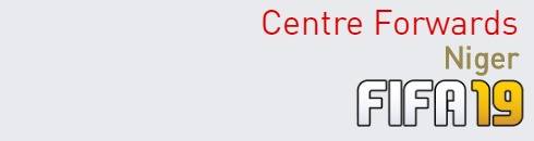 FIFA 19 Niger Best Centre Forwards (CF) Ratings