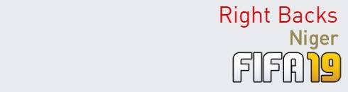 FIFA 19 Niger Best Right Backs (RB) Ratings