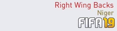 FIFA 19 Niger Best Right Wing Backs (RWB) Ratings
