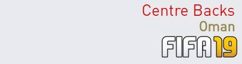 FIFA 19 Oman Best Centre Backs (CB) Ratings
