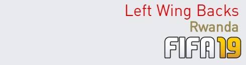 FIFA 19 Rwanda Best Left Wing Backs (LWB) Ratings