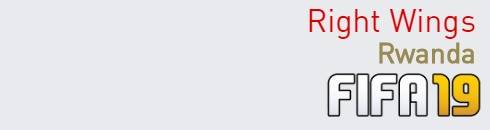 FIFA 19 Rwanda Best Right Wings (RW) Ratings
