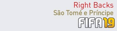 FIFA 19 São Tomé e Príncipe Best Right Backs (RB) Ratings