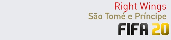 FIFA 20 São Tomé e Príncipe Best Right Wings (RW) Ratings