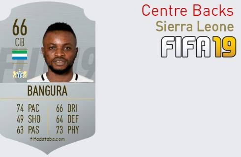 FIFA 19 Sierra Leone Best Centre Backs (CB) Ratings