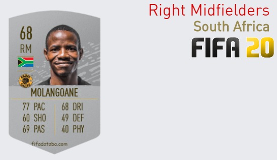 FIFA 20 South Africa Best Right Midfielders (RM) Ratings
