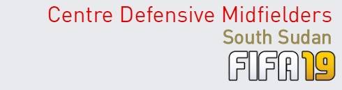 FIFA 19 South Sudan Best Centre Defensive Midfielders (CDM) Ratings