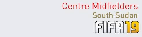 FIFA 19 South Sudan Best Centre Midfielders (CM) Ratings