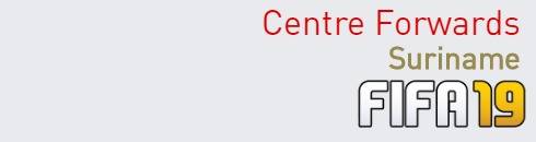 FIFA 19 Suriname Best Centre Forwards (CF) Ratings