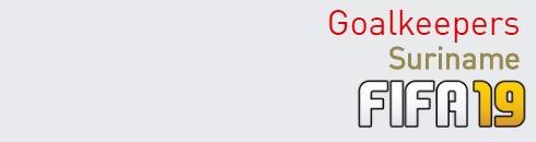 FIFA 19 Suriname Best Goalkeepers (GK) Ratings