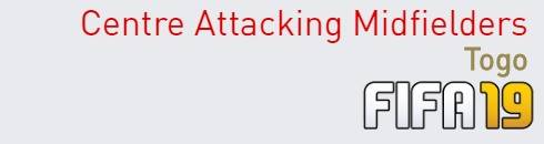 FIFA 19 Togo Best Centre Attacking Midfielders (CAM) Ratings