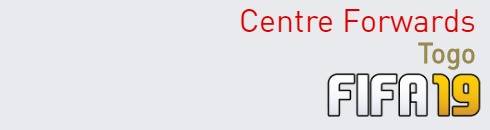 FIFA 19 Togo Best Centre Forwards (CF) Ratings