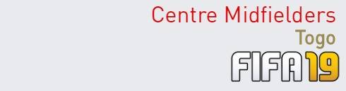 FIFA 19 Togo Best Centre Midfielders (CM) Ratings