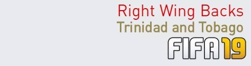 FIFA 19 Trinidad and Tobago Best Right Wing Backs (RWB) Ratings