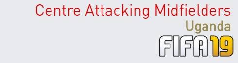 FIFA 19 Uganda Best Centre Attacking Midfielders (CAM) Ratings