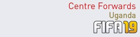 FIFA 19 Uganda Best Centre Forwards (CF) Ratings
