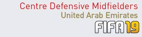 FIFA 19 United Arab Emirates Best Centre Defensive Midfielders (CDM) Ratings