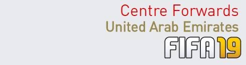 FIFA 19 United Arab Emirates Best Centre Forwards (CF) Ratings